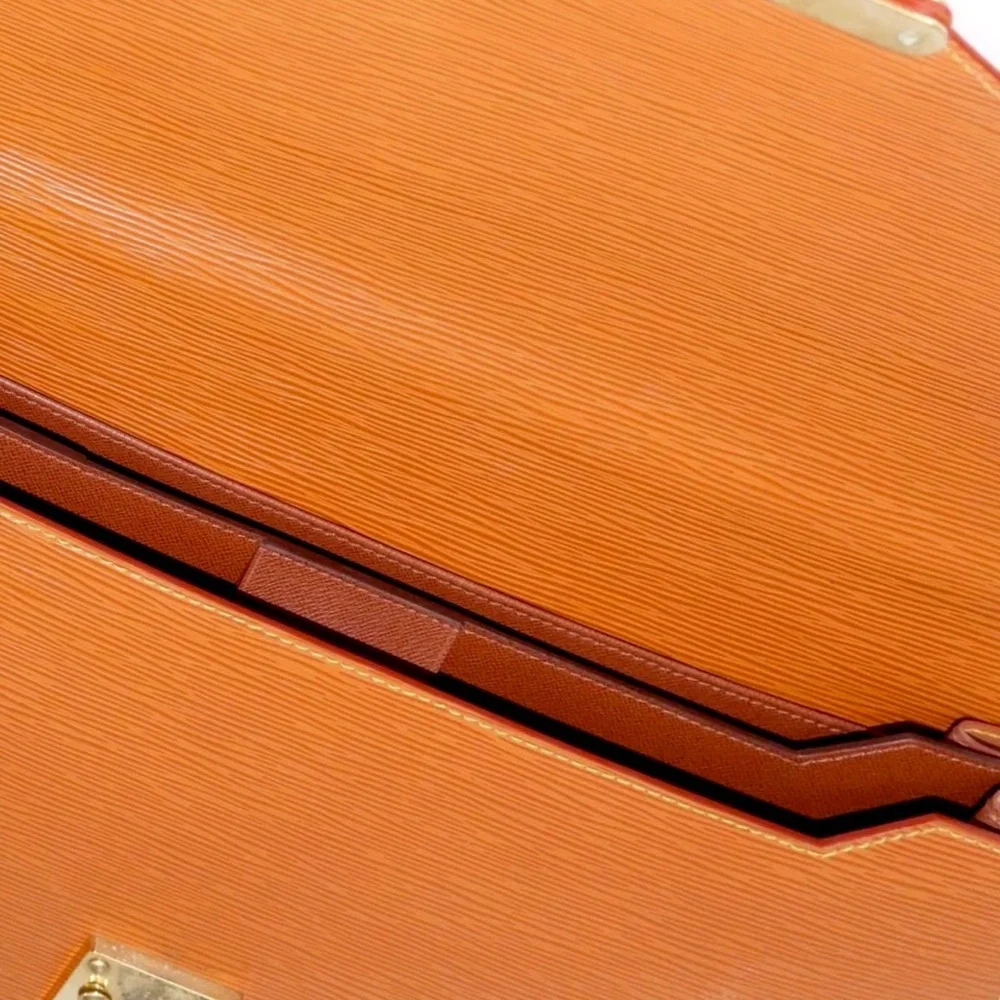 LOUIS VUITTON Ambassador Business Briefcase Cipango Gold Epi Leather Laptop Bag